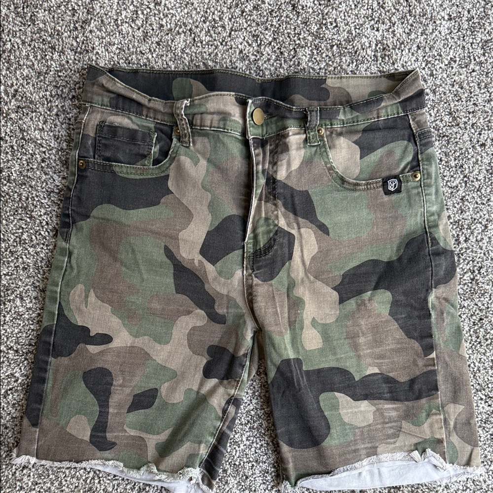 Born Primitive FLEX STRETCHY JORT 7" (Woodland)